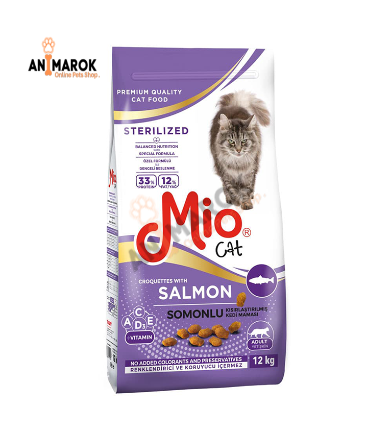 MIO Croquettes pour chat stériliser saumon