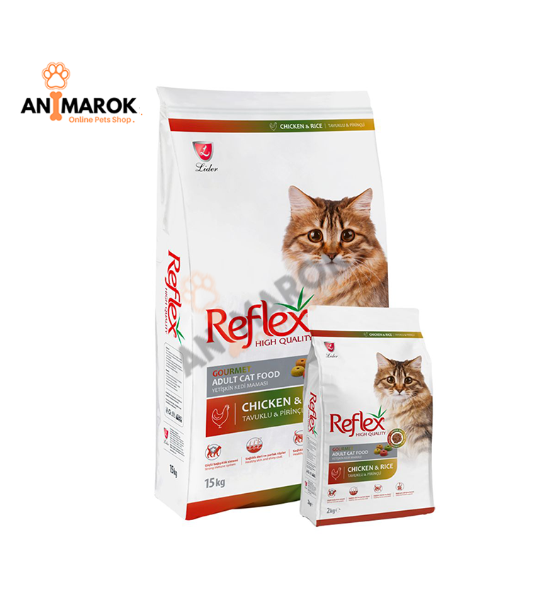 REFLEX High Quality Multi Colour Adult Cat Poulet