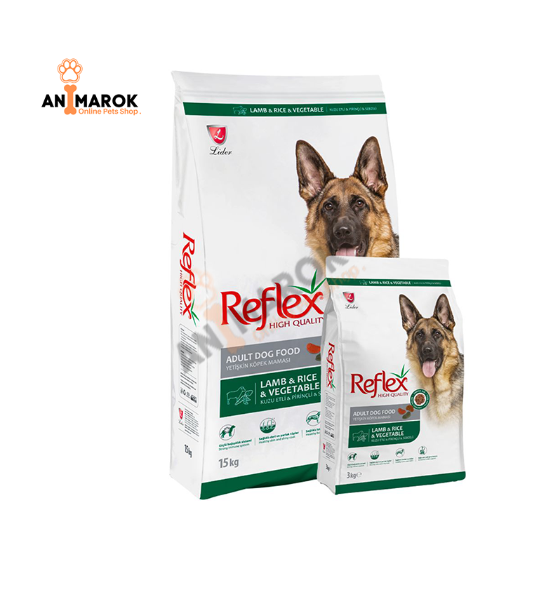 REFLEX High Quality Adult Dog Food Agneau & Riz & Légumes