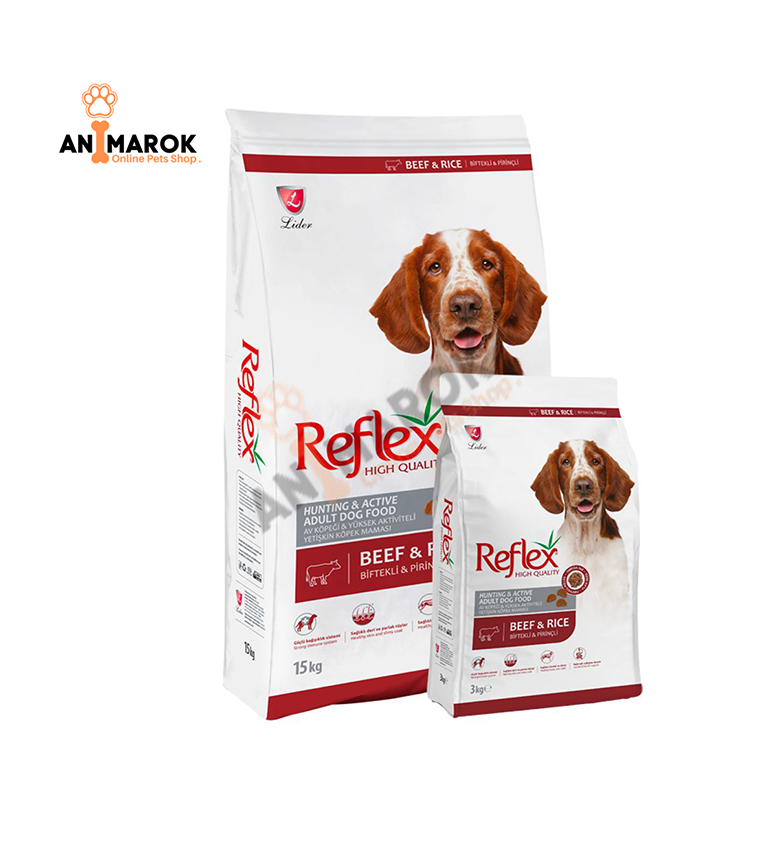 REFLEX High Quality High Energy Adult Dog Food Bœuf