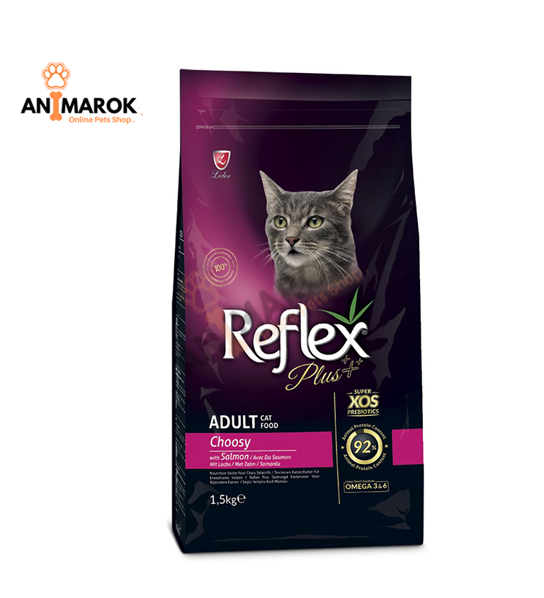 Reflex Plus pour chats adultes Choosy au Saumon