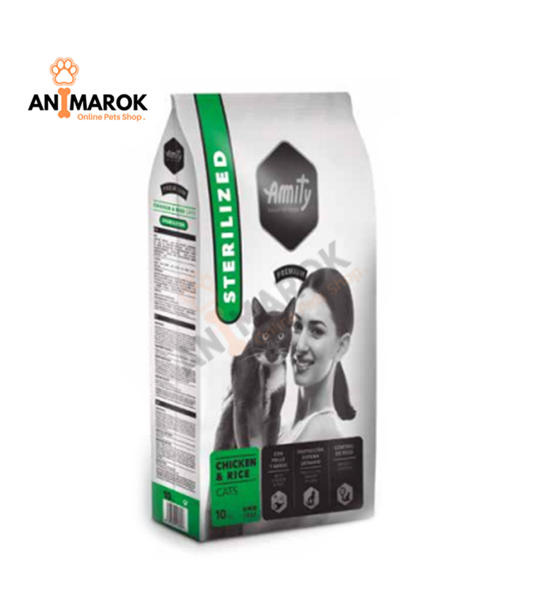 AMITY Premium Chat Stérilisé Poulet & riz