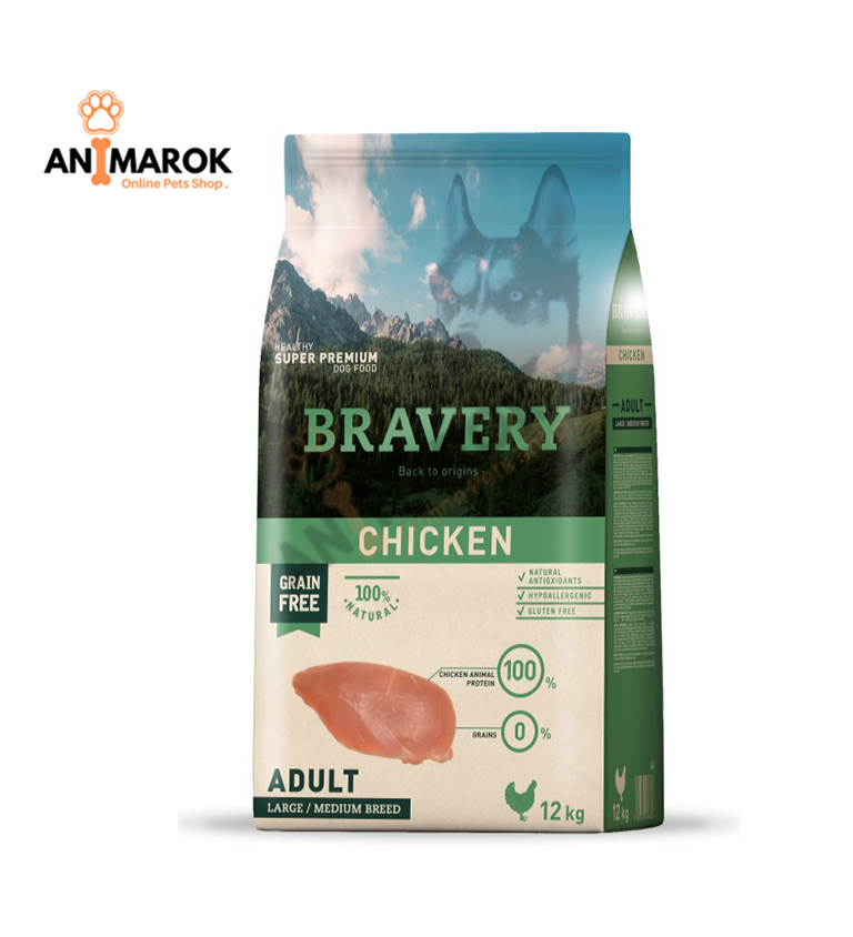 BRAVERY Poulet chien adulte