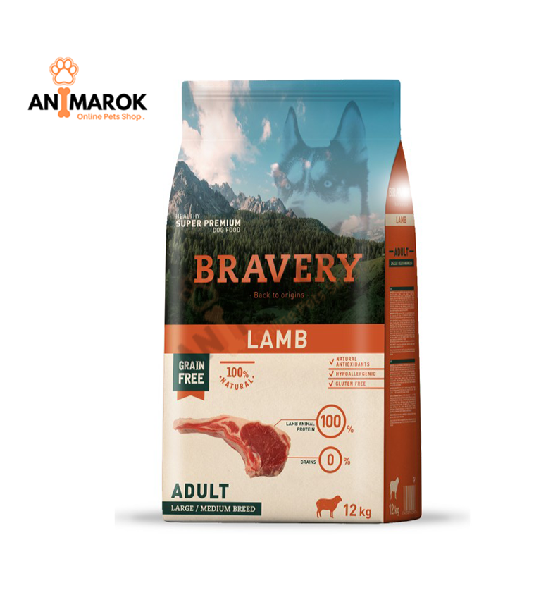 BRAVERY Agneau chien adulte