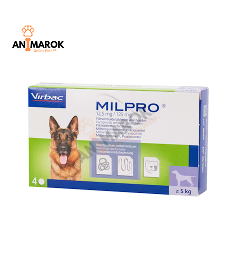 MILPRO® 12,5 mg/125 mg  Comprimés pelliculés pour chiens