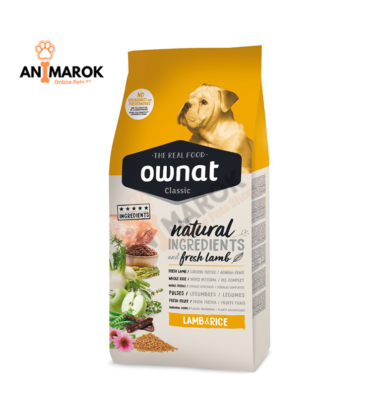 OWNAT CLASSIC LAMB&RICE DOG