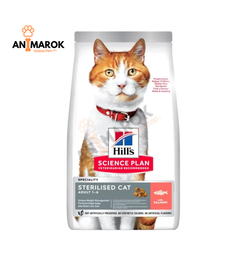 Hill’s Science Plan – Croquettes pour Chat Stérilisé Adulte au Saumon