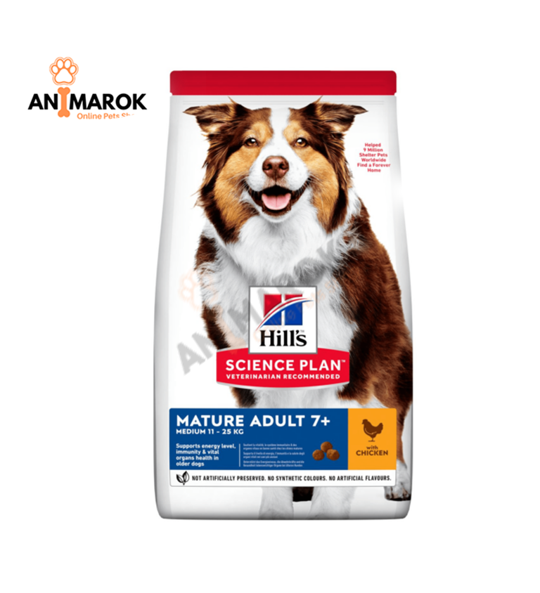 Hill’s Science Plan Chien Adulte Mature 7+ Medium