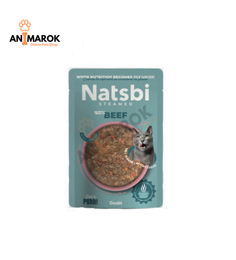 Gosbi Natsbi Steamed Beef pour Chat –Pâtés