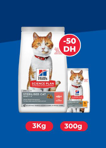 Promo Hills stérilisé adulte saumon 3kg