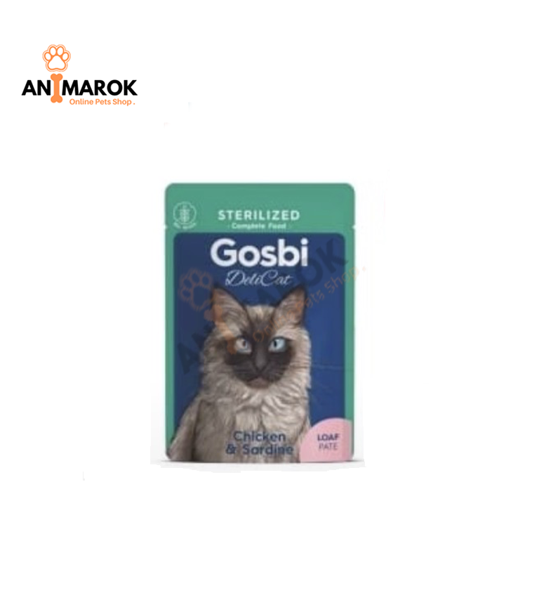 Gosbi Delicat Sterilized Chicken & Sardine – Pâtée