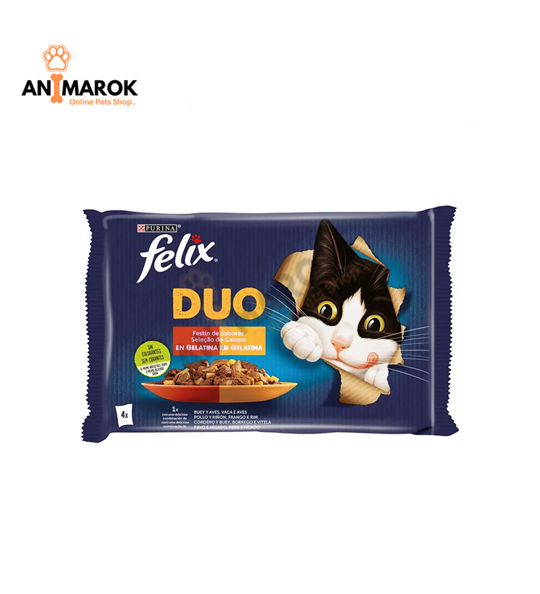 PURINA FELIX DUO – Festin de Saveurs en Gelée