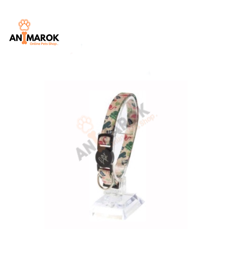 Leopet collier pour chats imprimé flamant rose couleurs ass