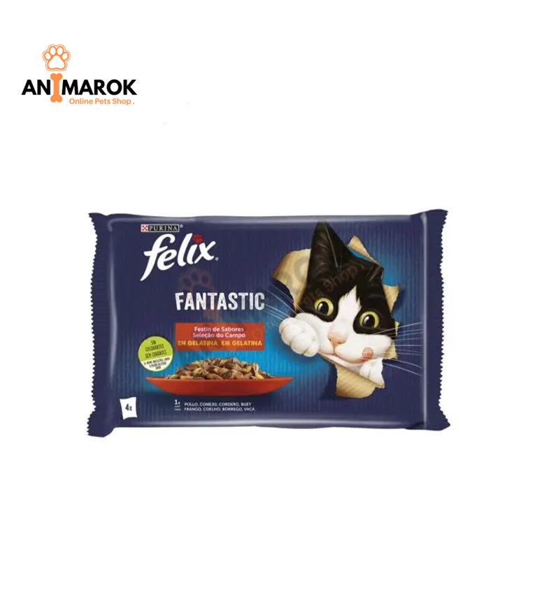 PURINA FELIX FANTASTIC Festin de Saveurs en Gelée –