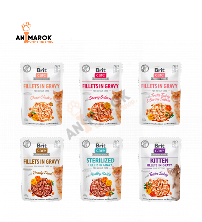 Brit Care Cat Pouches – Filets Naturels Sans Céréales